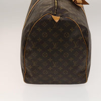 Louis Vuitton Keepall Bag Monogram Canvas Brown Canvas Travel Bag Bag (Authentic Pre-Loved)