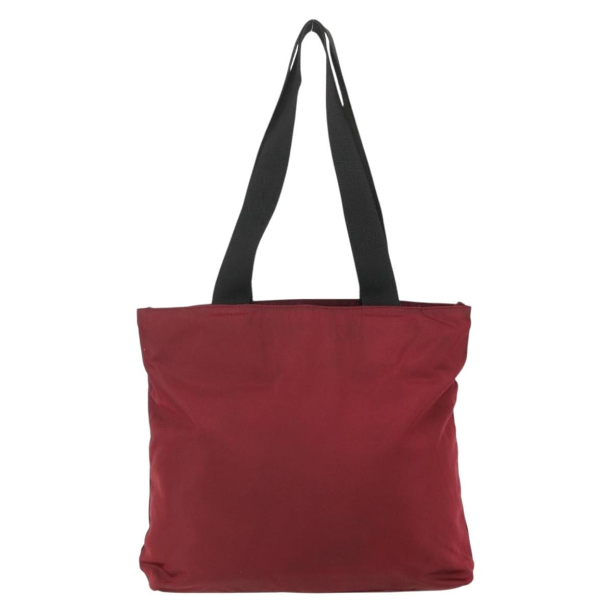 Prada Sport Tote Bag Nylon Red Nylon Tote Bag Bag (Authentic Pre