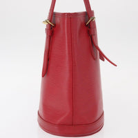 Louis Vuitton Bucket Bag Epi Leather Red Leather Shoulder Bag Bag (Authentic Pre-Loved)