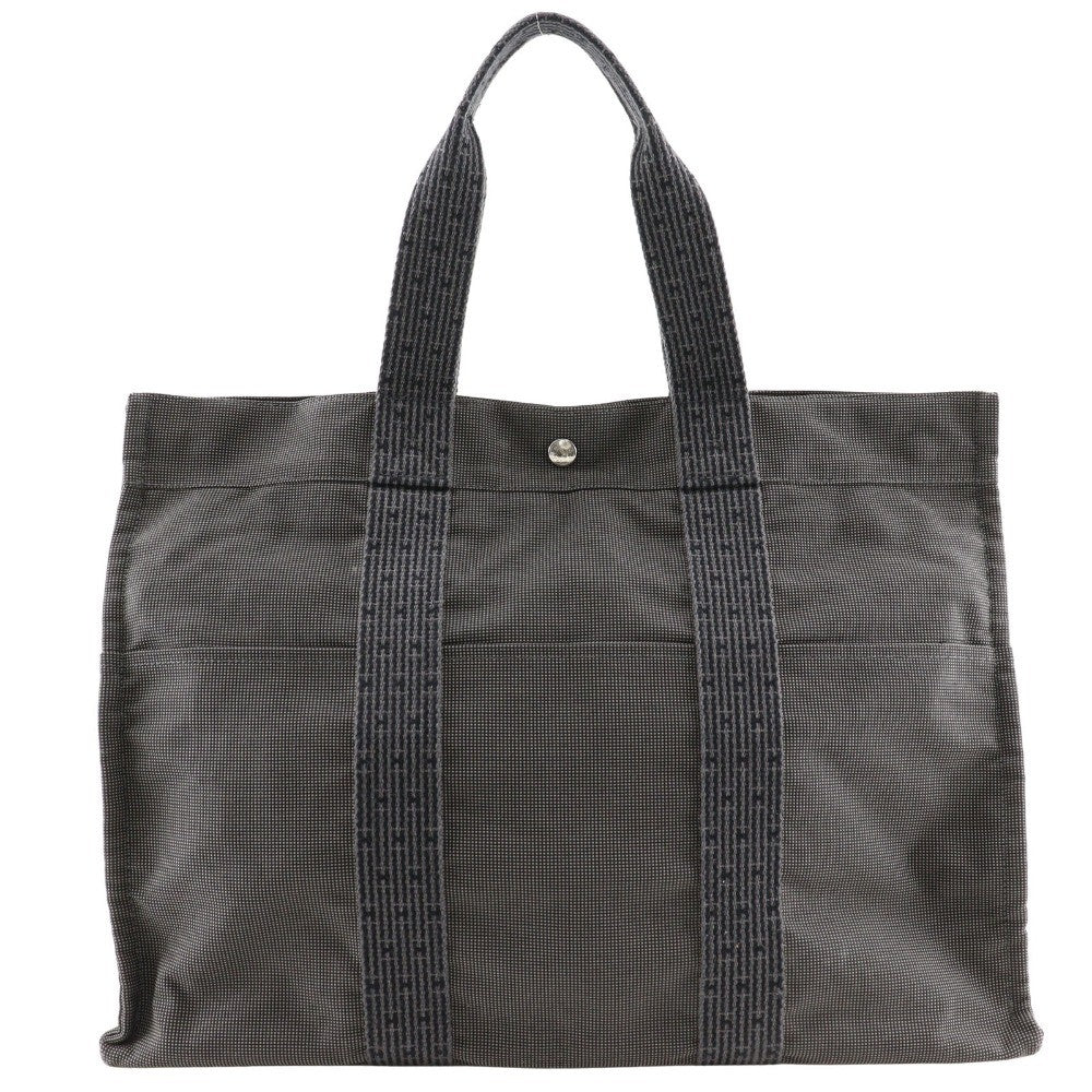 Hermes Fourre-Tout Herline Fourre-Tout Herline Gray Canvas Tote Bag Bag (Pre-Loved)
