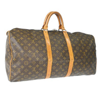 Louis Vuitton Louis Vuitton Keepall Bag Monogram Canvas Brown Canvas Travel Bag Bag (Pre-Loved)