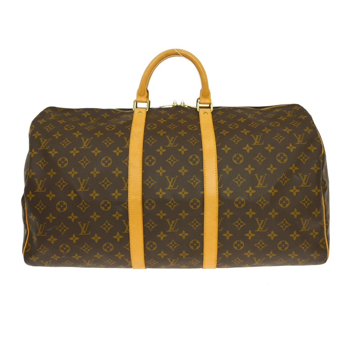 Louis Vuitton Louis Vuitton Keepall Bag Monogram Canvas Brown Canvas Travel Bag Bag (Pre-Loved)