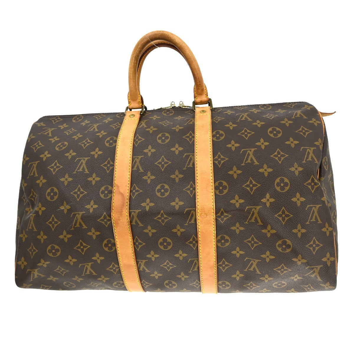 Louis Vuitton Louis Vuitton Keepall Bag Monogram Canvas Brown Canvas Travel Bag Bag (Pre-Loved)