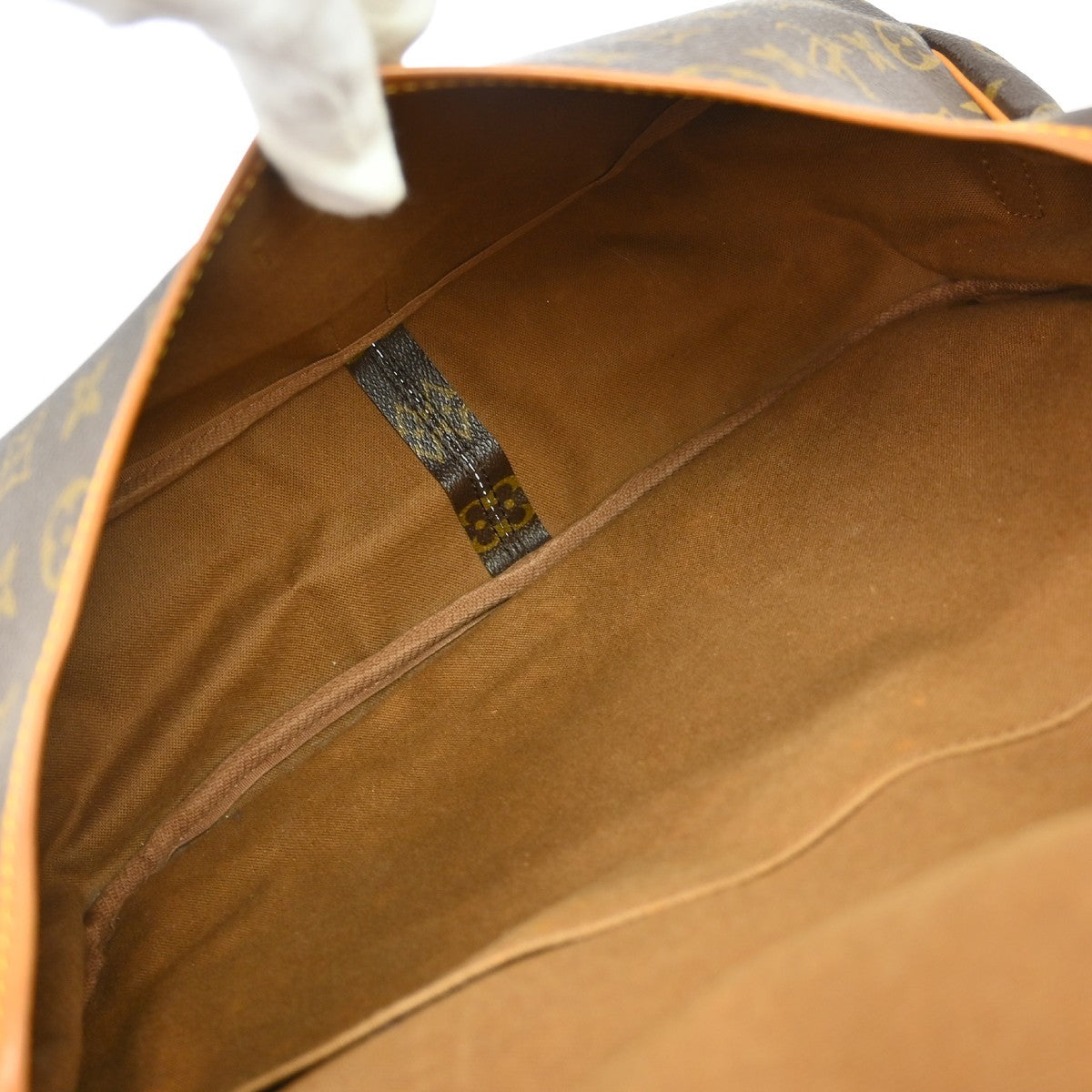Louis Vuitton Louis Vuitton Saumur Handbag Monogram Canvas Brown Canvas Shoulder Bag Bag (Authentic Pre-Loved)