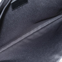 Louis Vuitton Pochette A4 Rainbow Taiga Leather Black Leather Clutche & Pouche Bag (Authentic Pre-Loved)