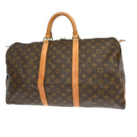 Louis Vuitton Louis Vuitton Keepall Bag Monogram Canvas Brown Canvas Travel Bag Bag (Authentic Pre-Loved)