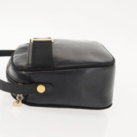 Salvatore Ferragamo Vala Shoulder Bag Leather Black Leather Shoulder Bag Bag (Authentic Pre-Loved)