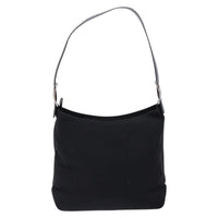 Salvatore Ferragamo Vala Shoulder Bag Canvas Black Canvas Bag (Authentic Pre-Loved)