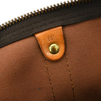 Louis Vuitton Keepall Bag Monogram Canvas Brown Canvas Travel Bag Bag (Authentic Pre-Loved)