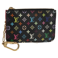 Louis Vuitton Pochette Clés Nm Monogram Multicolor Canvas Black Canvas Wallets Accessory (Authentic Pre-Loved)