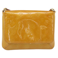 Louis Vuitton Thompson Street Handbag Monogram Vernis Yellow Patent_Leather Shoulder Bag Bag (Authentic Pre-Loved)