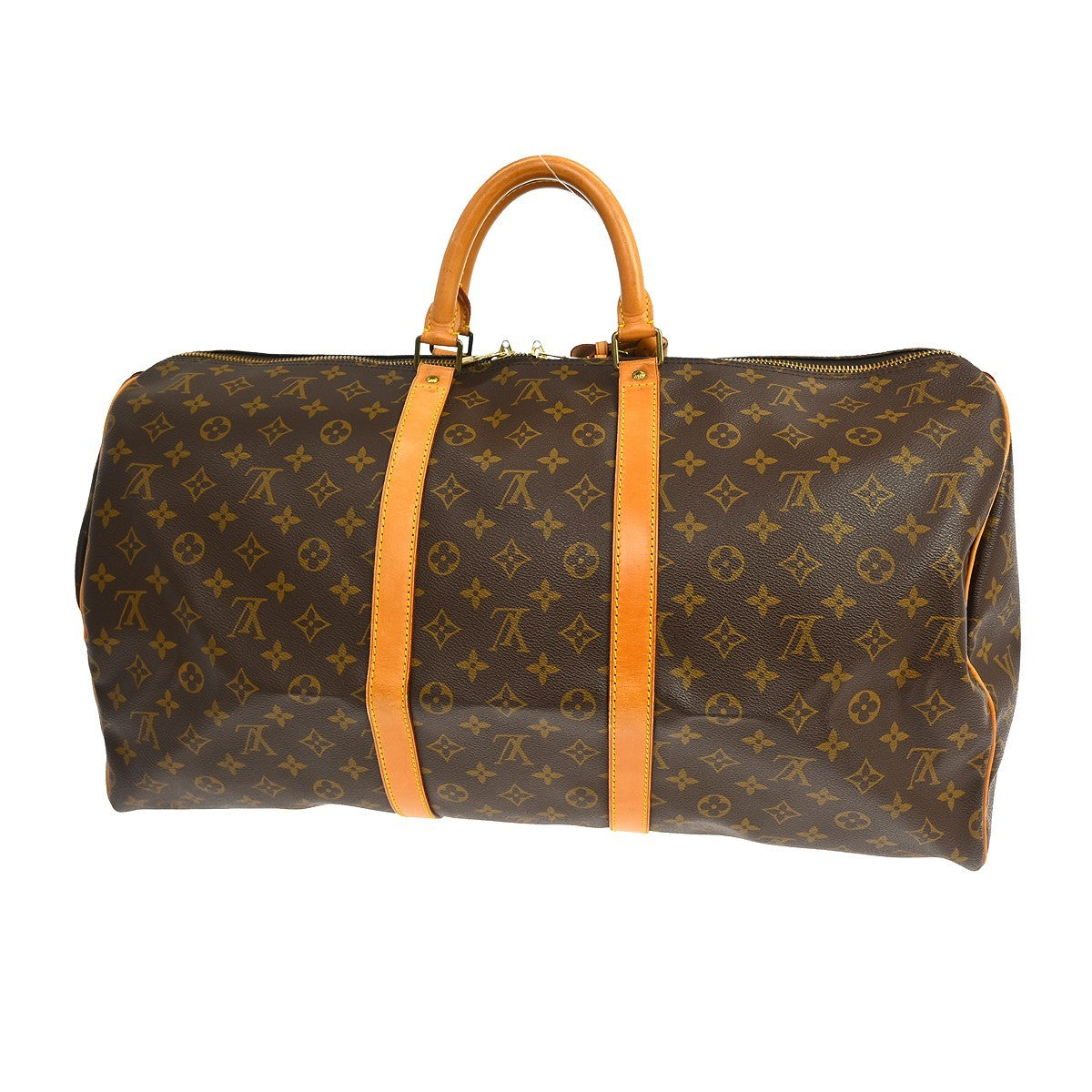 Louis Vuitton Louis Vuitton Keepall Bag Monogram Canvas Brown Canvas Travel Bag Bag (Pre-Loved)
