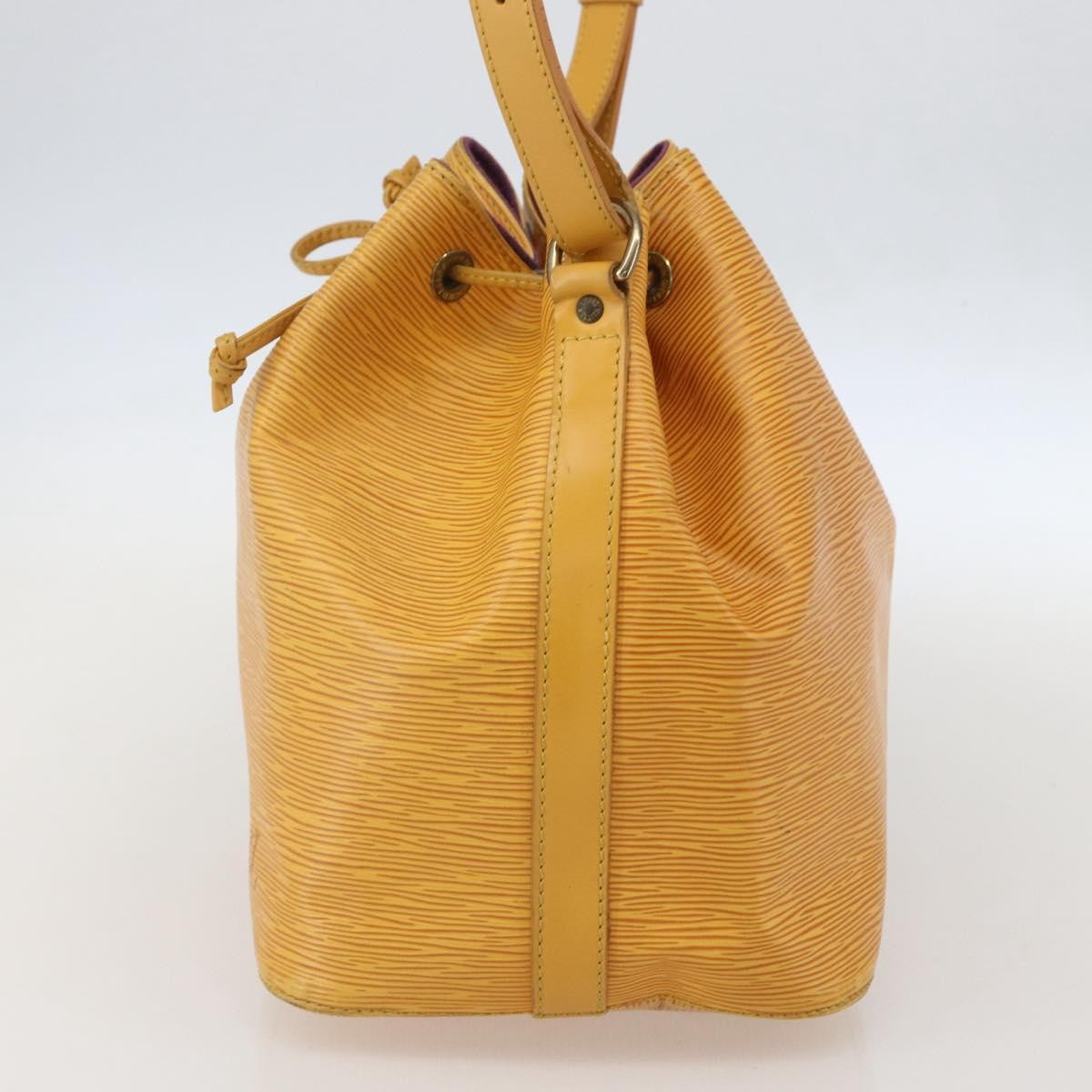 Louis Vuitton Petit Noe Handbag Epi Leather Yellow Leather Shoulder Bag Bag (Authentic Pre-Loved)