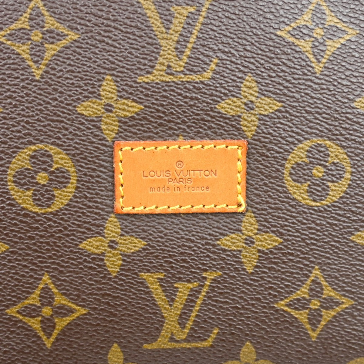 Louis Vuitton Saumur Handbag Monogram Canvas Brown Canvas Shoulder Bag Bag (Pre-Loved)