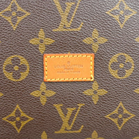 Louis Vuitton Saumur Handbag Monogram Canvas Brown Canvas Shoulder Bag Bag (Pre-Loved)