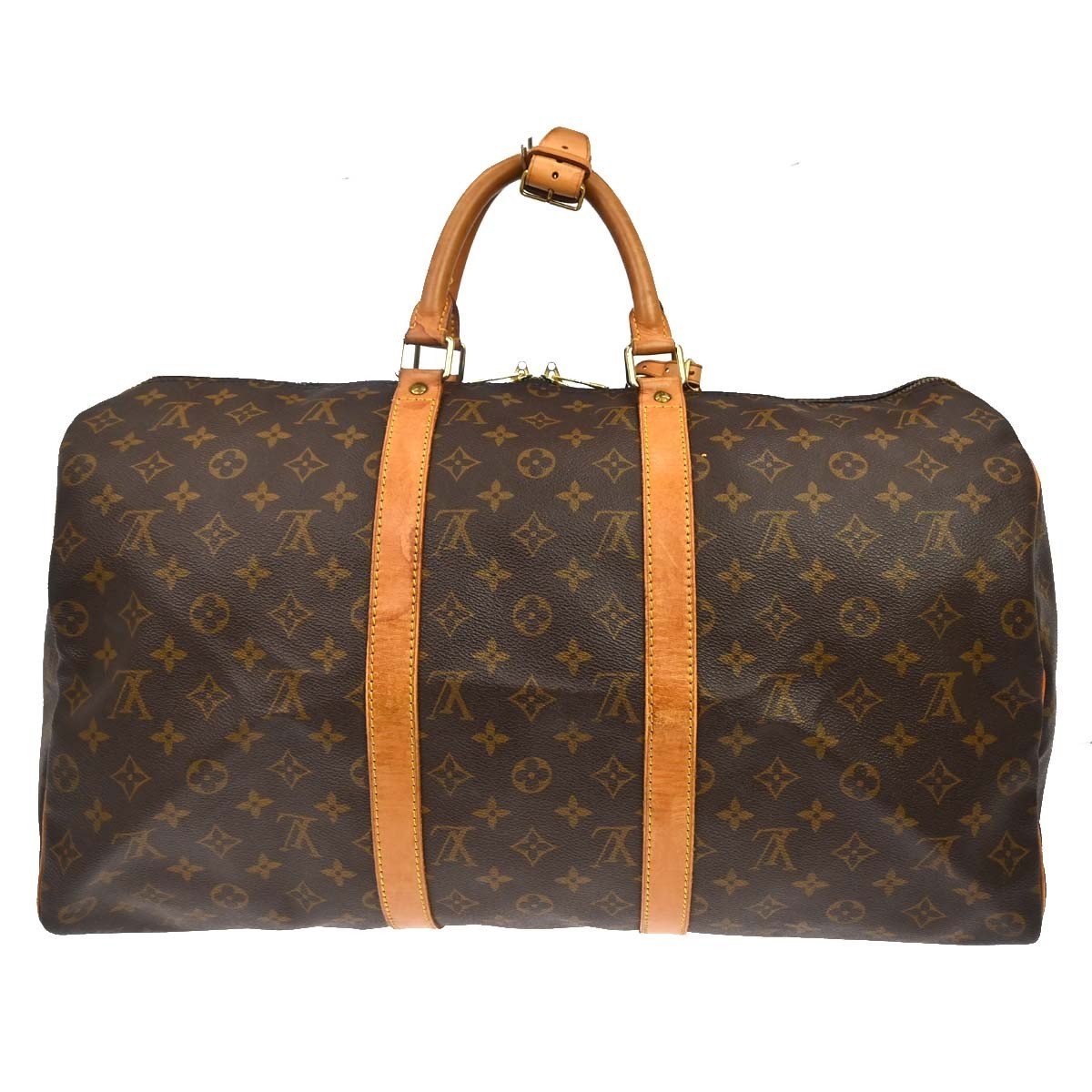 Louis Vuitton Louis Vuitton Keepall Bag Monogram Canvas Brown Canvas Travel Bag Bag (Pre-Loved)