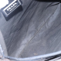 Prada Flat Messenger Bag Tessuto Black Nylon Shoulder Bag Bag (Pre-Loved)