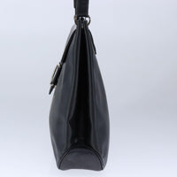 Salvatore Ferragamo Salvatore Ferragamo Vara Shoulder Bag Leather Black Patent_Leather Shoulder Bag Bag (Pre-Loved)