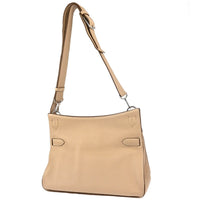 Hermes Jypsiere Bag Clemence Beige Leather Shoulder Bag Bag (Pre-Loved)