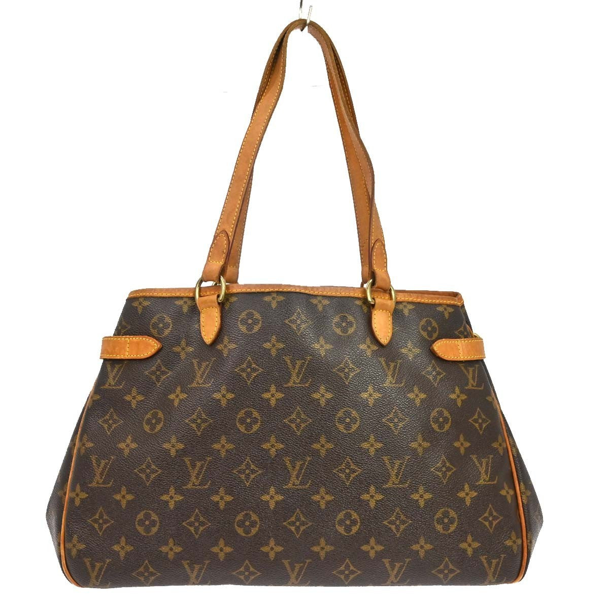 Louis Vuitton Batignolles Handbag Monogram Canvas Brown Canvas Shoulder Bag Bag (Pre-Loved)