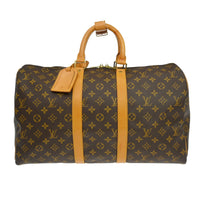 Louis Vuitton Louis Vuitton Keepall Bag Monogram Canvas Brown Canvas Travel Bag Bag (Authentic Pre-Loved)