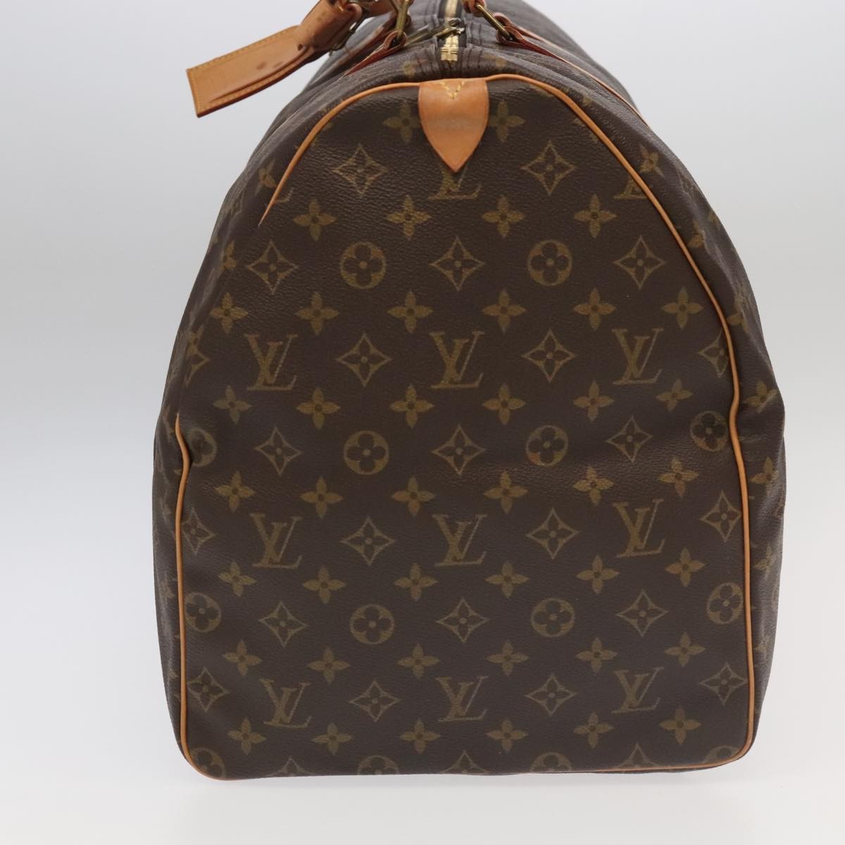 Louis Vuitton Keepall Bag Monogram Canvas Brown Canvas Travel Bag Bag (Pre-Loved)