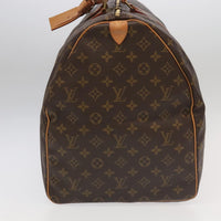 Louis Vuitton Keepall Bag Monogram Canvas Brown Canvas Travel Bag Bag (Pre-Loved)