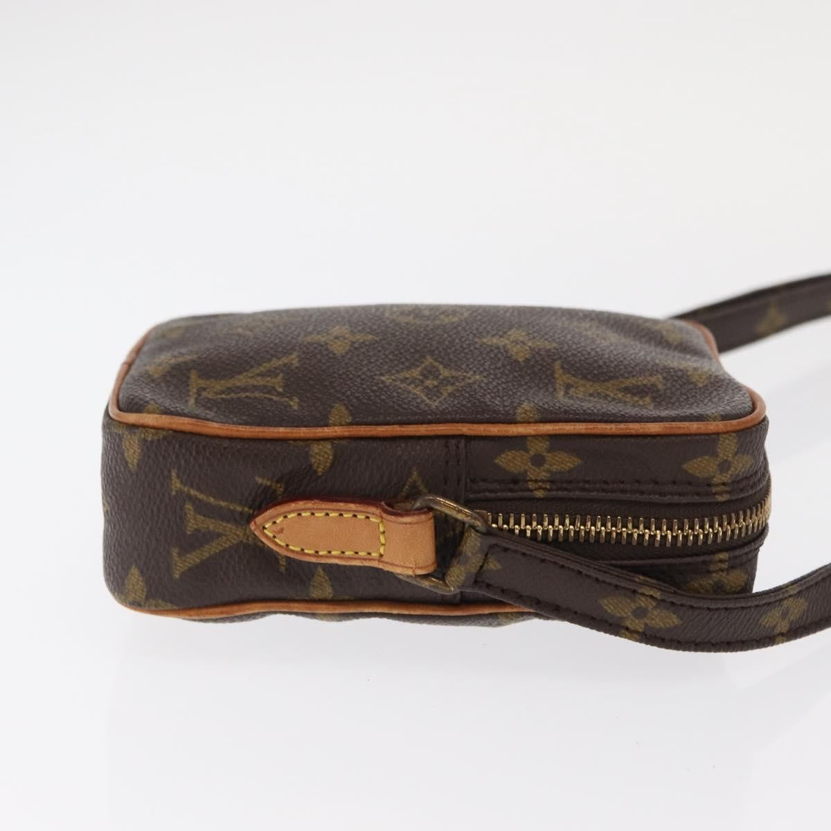 Louis Vuitton Danube Handbag Monogram Canvas Brown Canvas Shoulder Bag Bag (Authentic Pre-Loved)