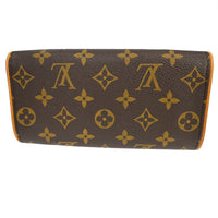 Louis Vuitton Louis Vuitton Twin Handbag Monogram Canvas Brown Canvas Clutche & Pouche Bag (Pre-Loved)