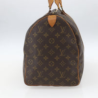 Louis Vuitton Keepall Bag Monogram Canvas Brown Canvas Travel Bag Bag (Authentic Pre-Loved)