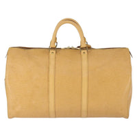 Louis Vuitton Keepall Bag Epi Leather Beige Leather Travel Bag Bag (Pre-Loved)