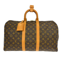 Louis Vuitton Louis Vuitton Keepall Bag Monogram Canvas Brown Canvas Travel Bag Bag (Pre-Loved)