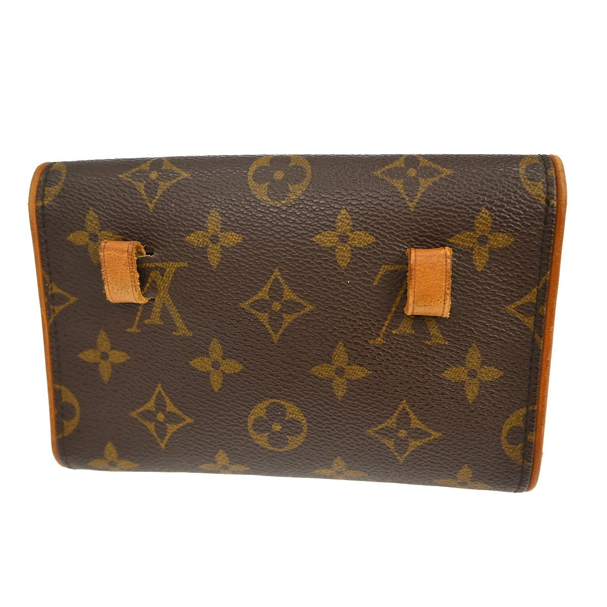 Louis Vuitton Louis Vuitton Florentine Pochette Monogram Canvas Brown Canvas Clutche & Pouche Bag (Pre-Loved)