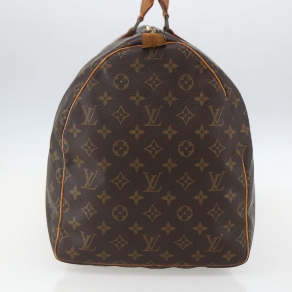 Louis Vuitton Keepall Bag Monogram Canvas Brown Canvas Travel Bag Bag (Authentic Pre-Loved)