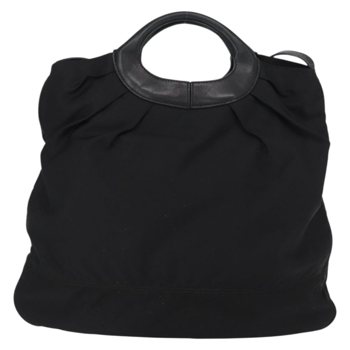Salvatore Ferragamo Vala Tote Nylon Black Nylon Tote Bag Bag (Pre-Loved)