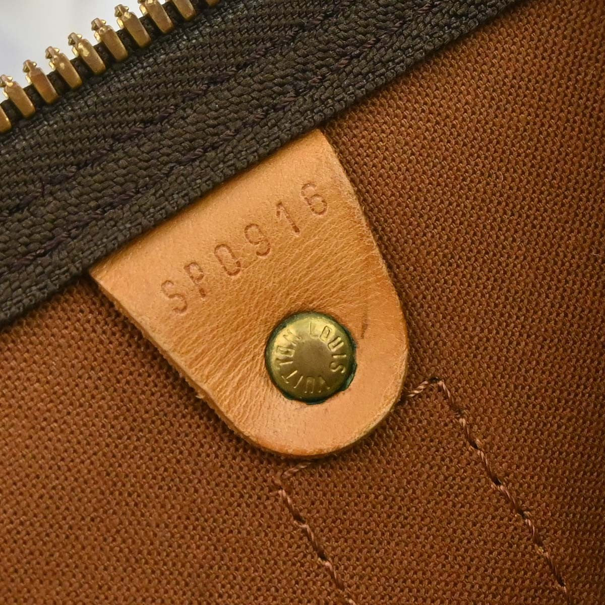 Louis Vuitton Keepall Bag Monogram Canvas Brown Canvas Travel Bag Bag (Authentic Pre-Loved)