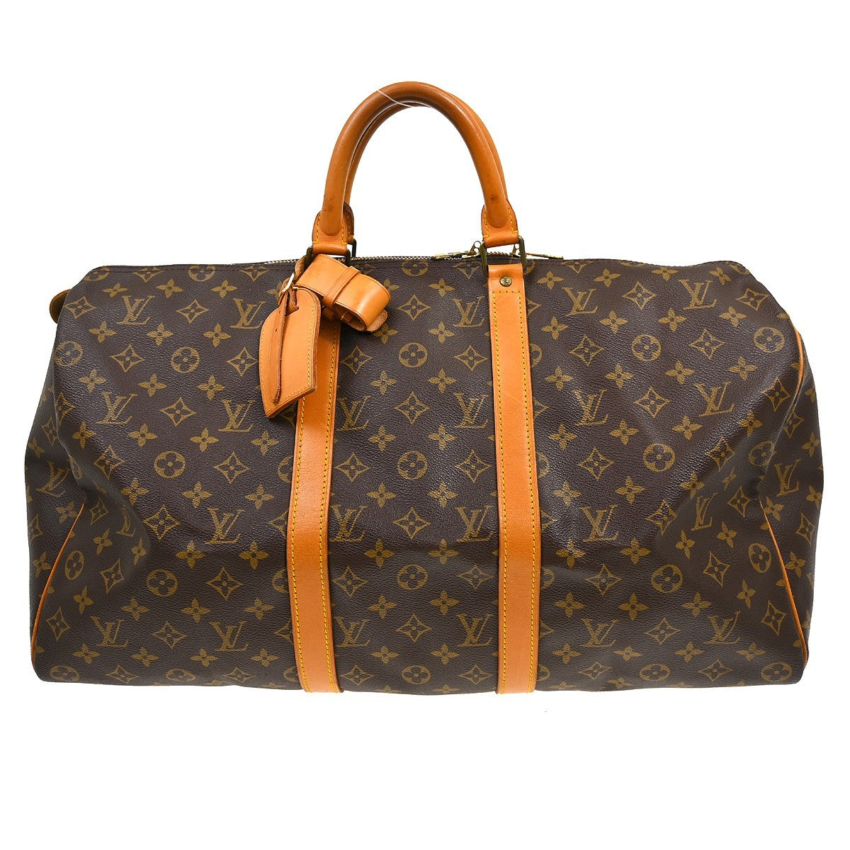 Louis Vuitton Louis Vuitton Keepall Bag Monogram Canvas Brown Canvas Travel Bag Bag (Pre-Loved)