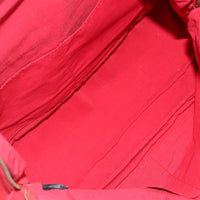 Hermes Bolide Pouch Canvas Red Canvas Clutche & Pouche Bag (Authentic Pre-Loved)