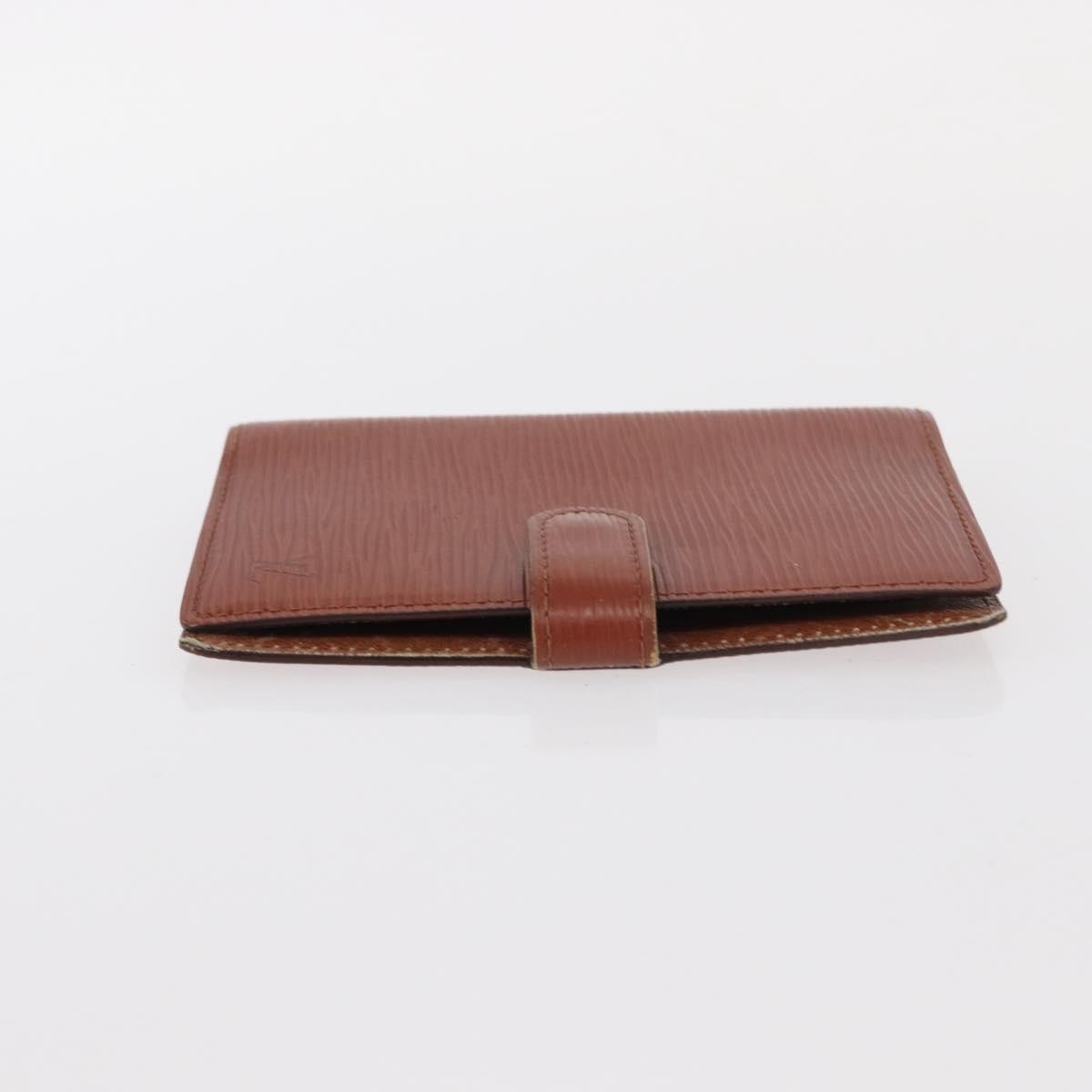 Louis Vuitton Agenda Cover Epi Leather Brown Leather Wallets Accessory (Authentic Pre-Loved)