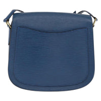 Louis Vuitton Saint Cloud Handbag Epi Leather Blue Leather Shoulder Bag Bag (Authentic Pre-Loved)
