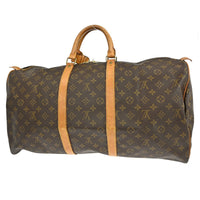 Louis Vuitton Louis Vuitton Keepall Bag Monogram Canvas Brown Canvas Travel Bag Bag (Pre-Loved)