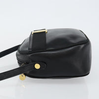 Salvatore Ferragamo Vala Shoulder Bag Leather Black Leather Shoulder Bag Bag (Pre-Loved)