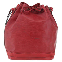 Louis Vuitton Petit Noe Nm Handbag Epi Leather Red Leather Shoulder Bag Bag (Authentic Pre-Loved)