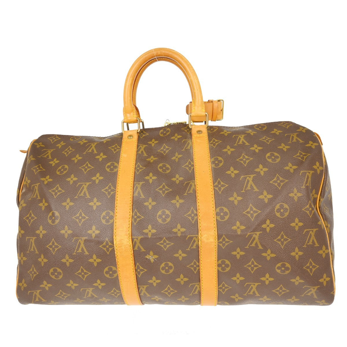 Louis Vuitton Louis Vuitton Keepall Bag Monogram Canvas Brown Canvas Travel Bag Bag (Pre-Loved)