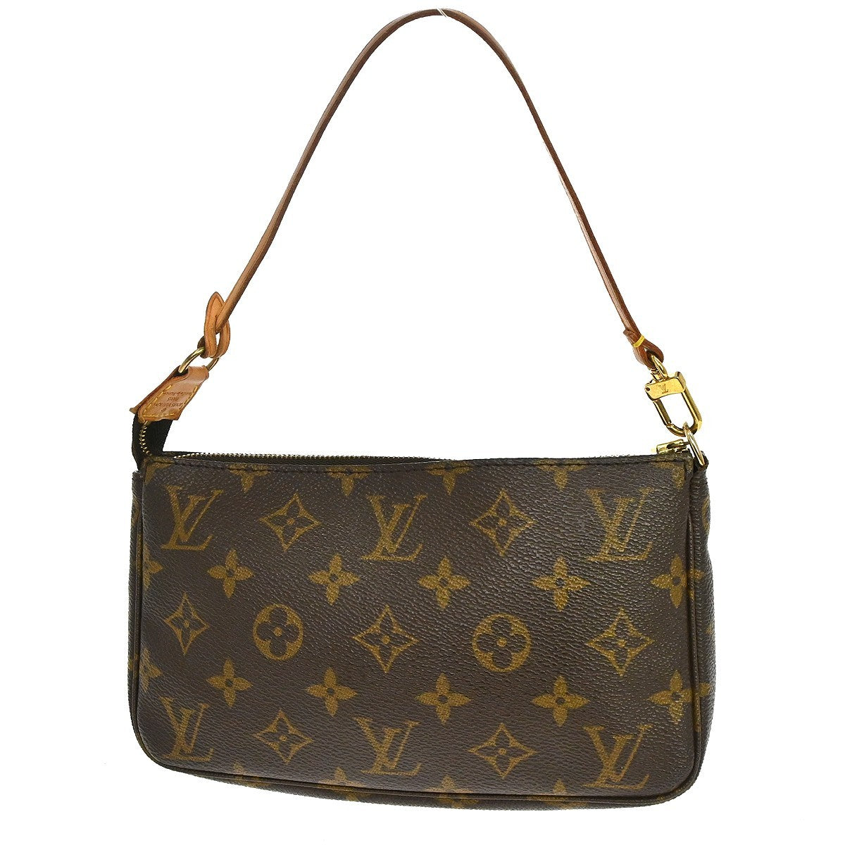 Louis Vuitton Pochette Accessoires Nm Monogram Canvas Brown Canvas Clutche & Pouche Bag (Authentic Pre-Loved)
