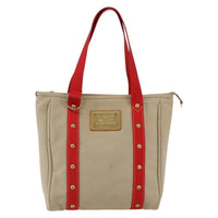 Louis Vuitton Antigua Tote Canvas Beige Canvas Tote Bag Bag (Pre-Loved)