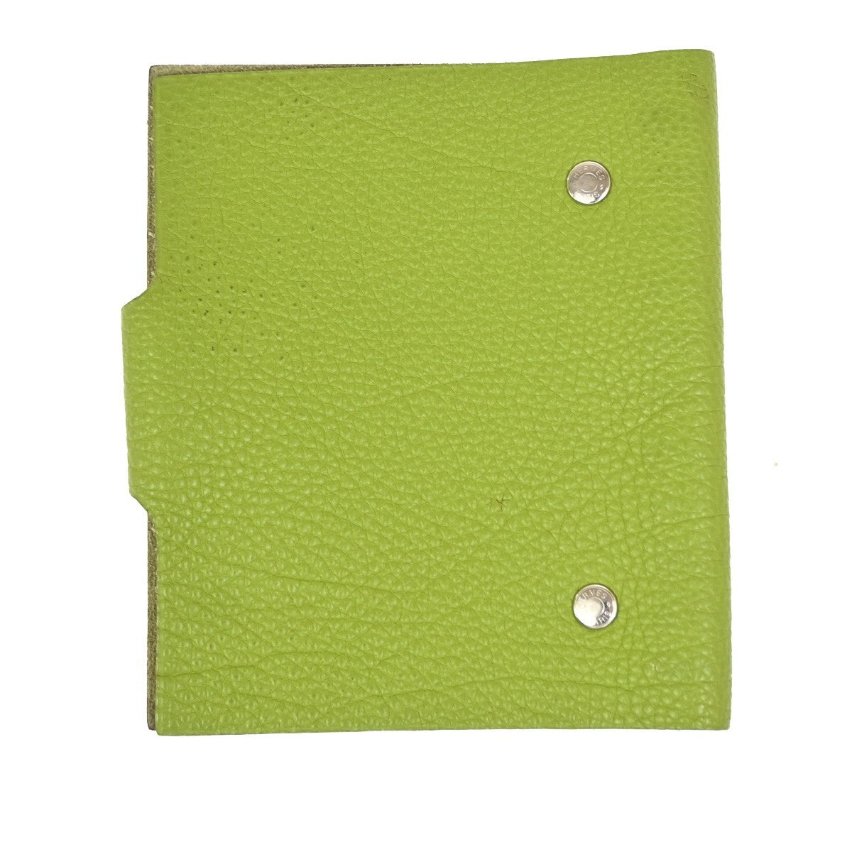 Hermes Hermes Ulysse Agenda Cover Leather Green Leather Wallets Accessory (Authentic Pre-Loved)