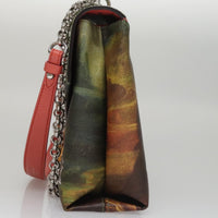 Louis Vuitton Louis Vuitton Chain Shoulder Bag Limited Edition Jeff Koons Da Vinci Print Canvas Multicolour Canvas Shoulder Bag Bag (Pre-Loved)