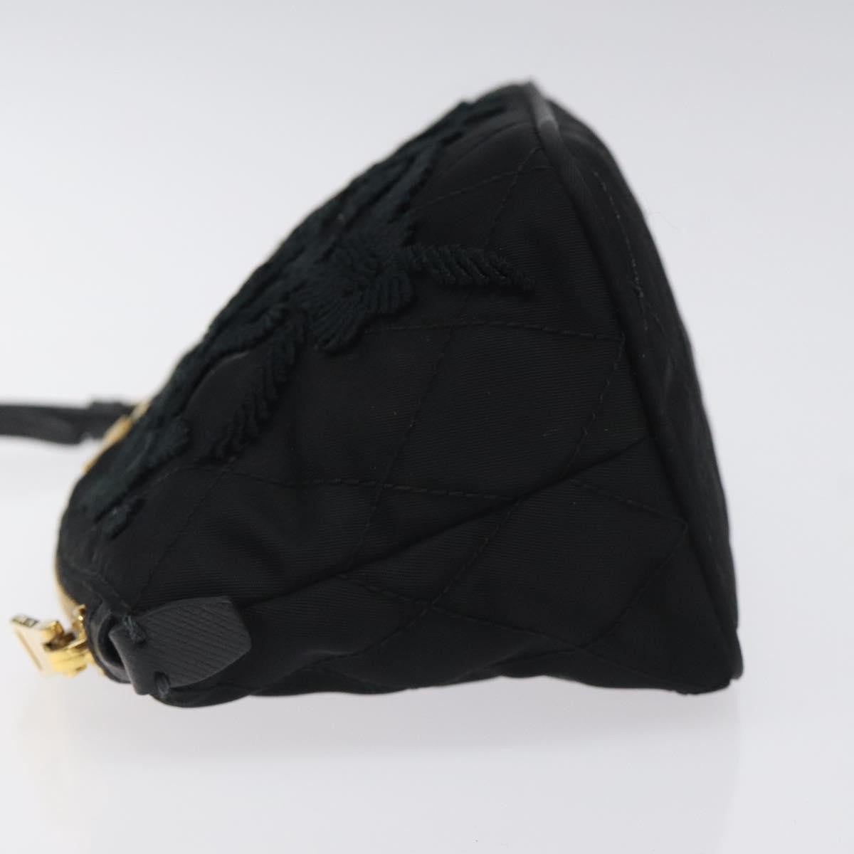 Prada Vintage Pouch Tessuto Gold Nylon Clutche & Pouche Bag (Pre-Loved)