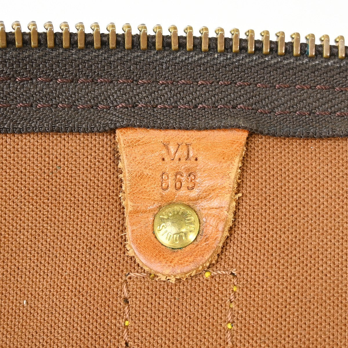 Louis Vuitton Louis Vuitton Keepall Bag Monogram Canvas Brown Canvas Travel Bag Bag (Pre-Loved)